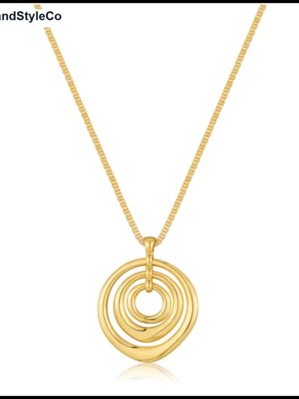 Gold Plated Choker Necklace Sun Heart Flower Charm Pendant Women Statement